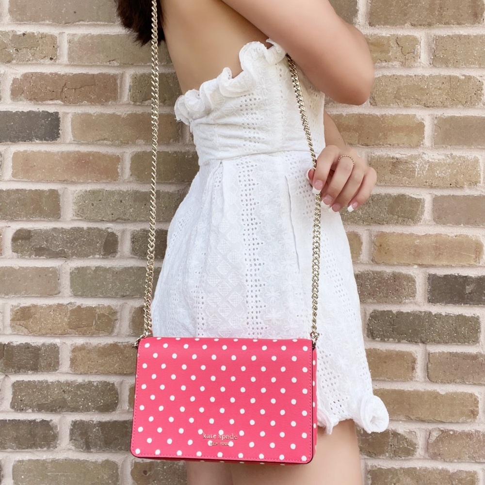 Kate Spade Leather Chain Crossbody Bag